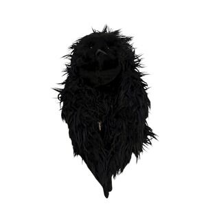 Daphne Black Shaggy Furry Driver Headcover Black Golf